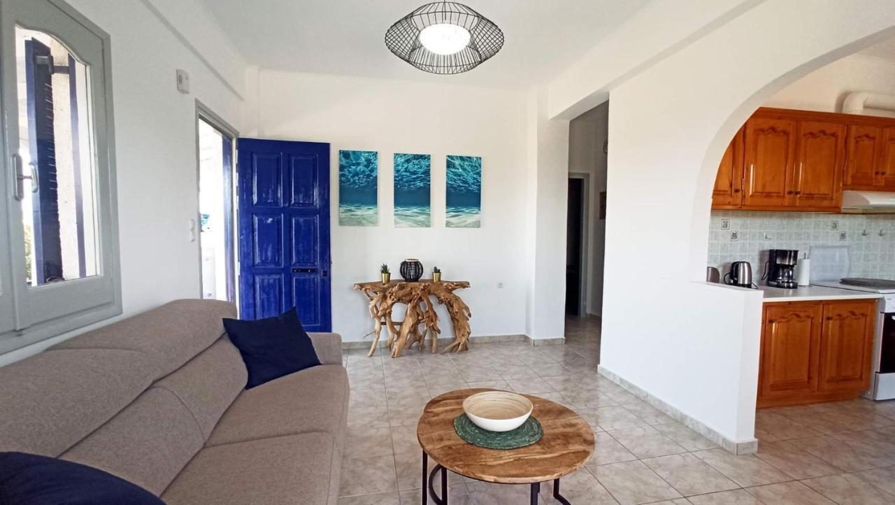 Villa Blue Cocoon - Chrani Messinia Peloponnese- Sea View 800 M From Beach Εξωτερικό φωτογραφία